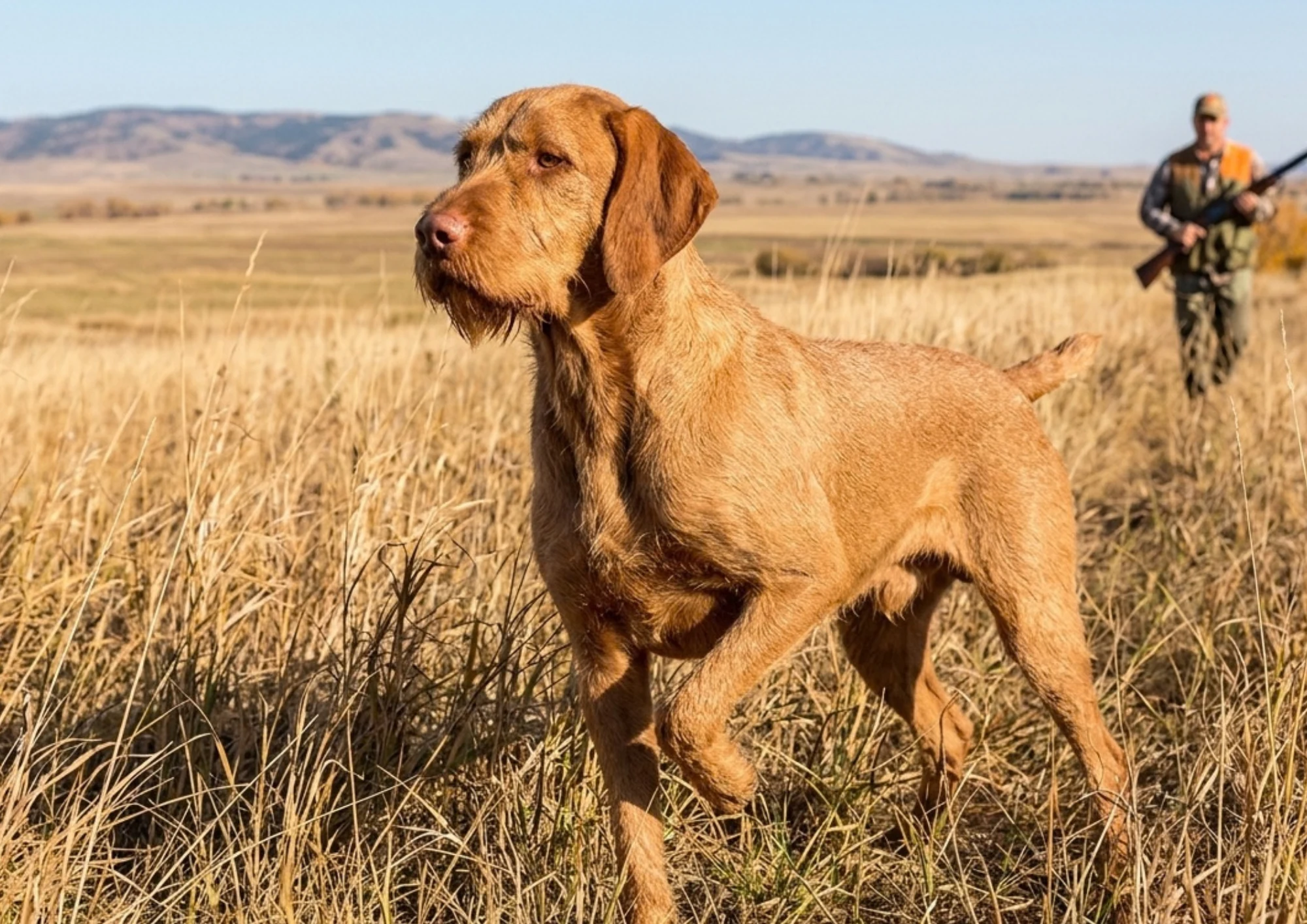 Chien de race Braque hongrois à poil dur