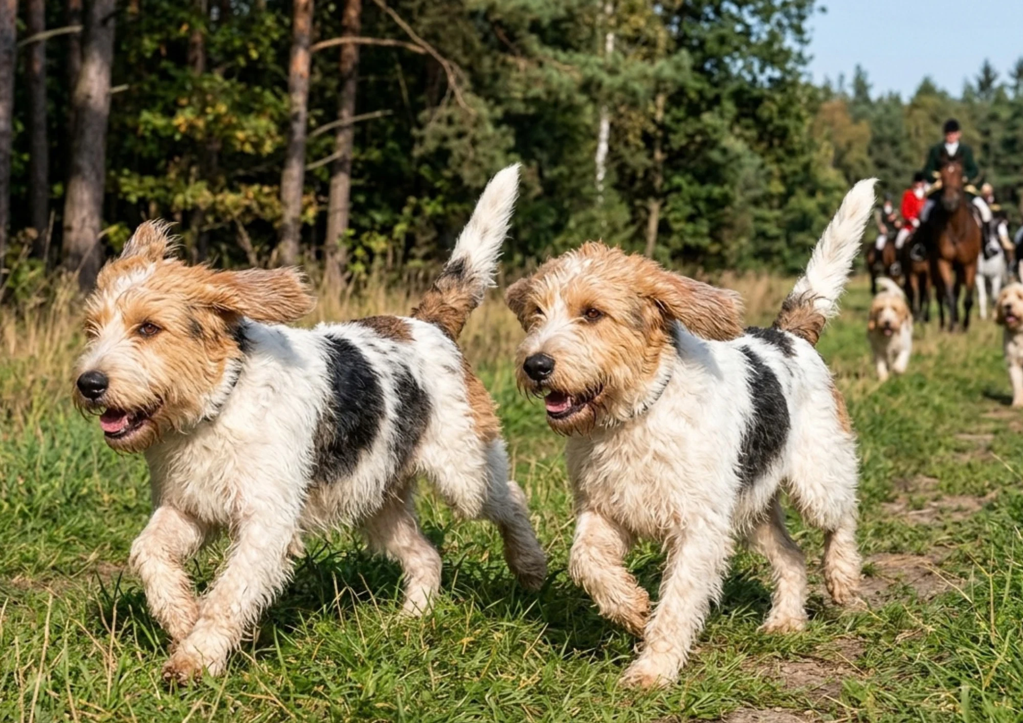 Chien de race Briquet Griffon Vendéen