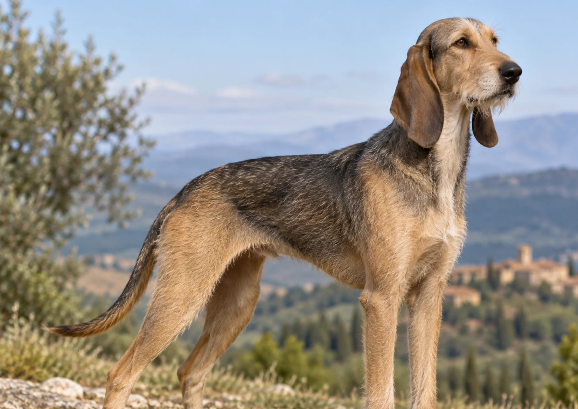 Chien courant italien à poil dur