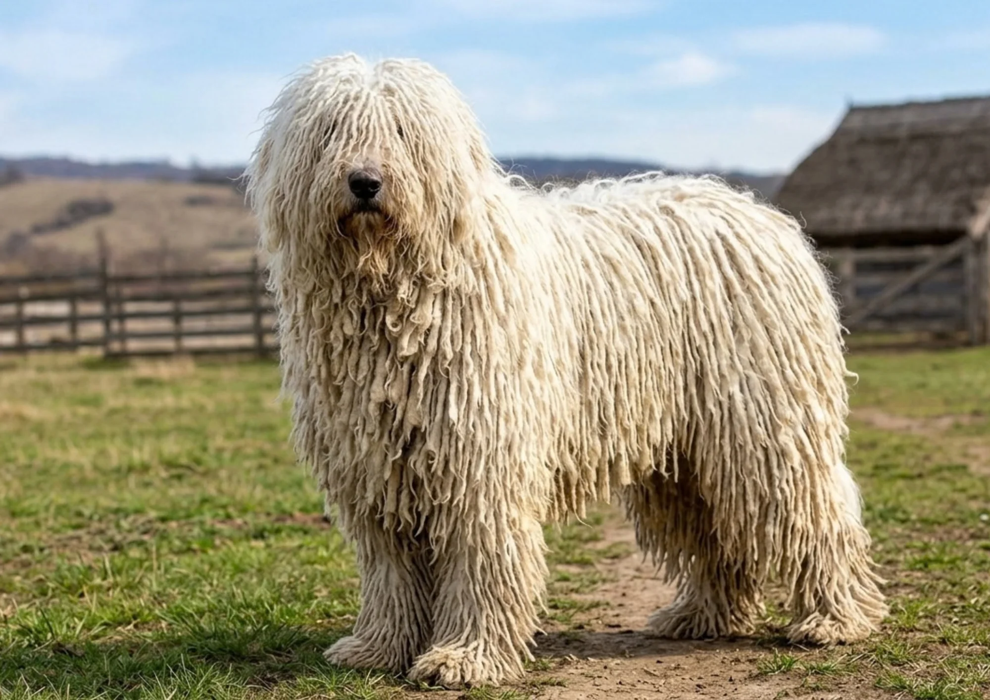 Chien de race Komondor