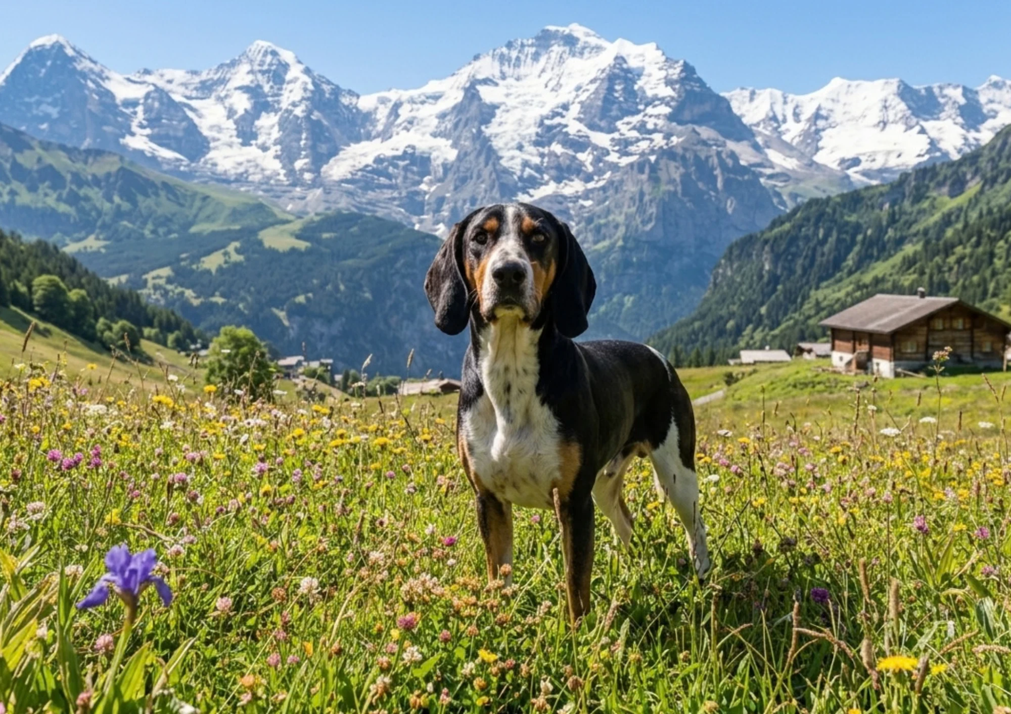 Petit chien courant suisse