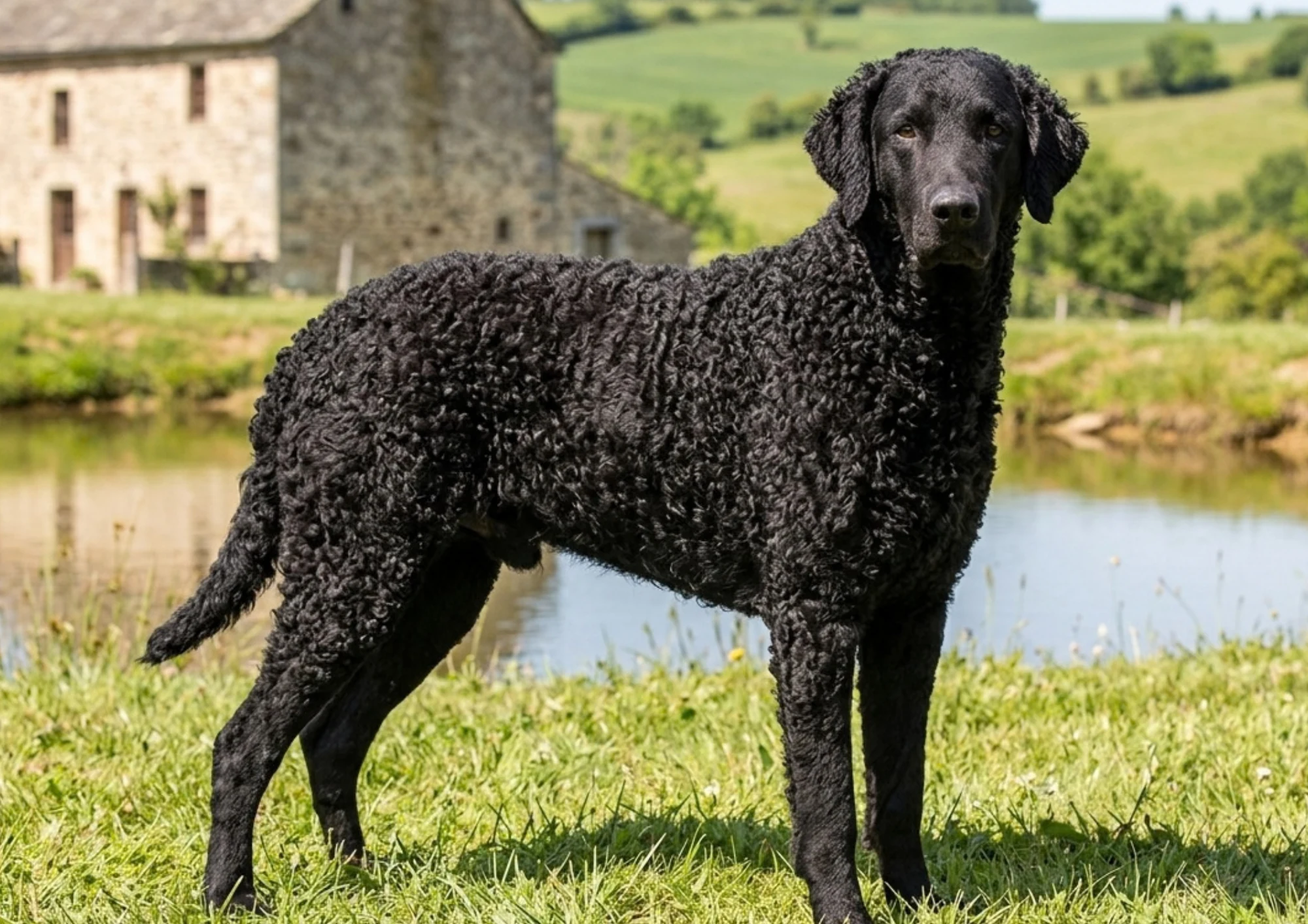 Retriever à poil bouclé