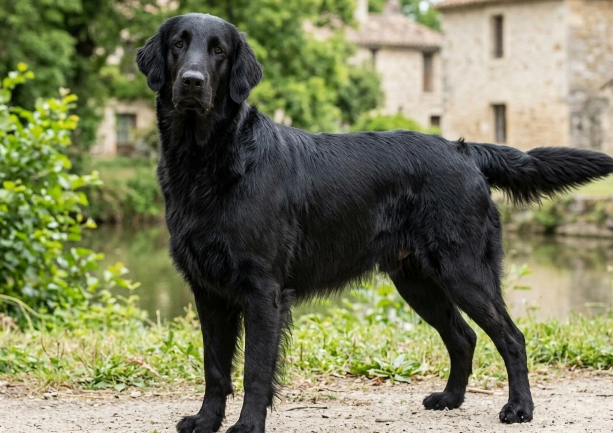 Retriever à poil plat